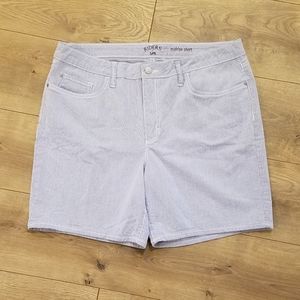 Riders by Lee Mid Rise Denim Shorts {size 16} NWOT